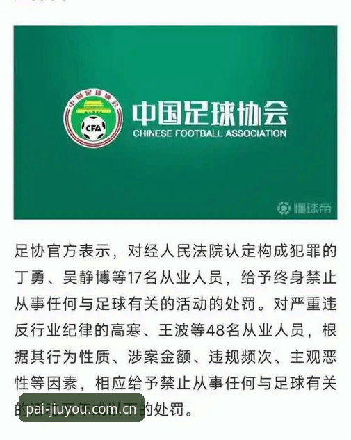 中国足协第三批禁足名单深度解读：体育平台用户必看的行业规范指南